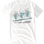 Koszulka Flet mam super moce biała męska