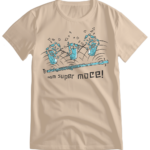 Koszulka Flet mam super moce ekri męska