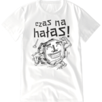 Bęben czas na hałas mono biała męska