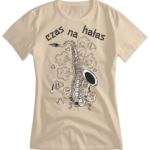 Saksofon tenorowy czas na hałas ekri mono damska