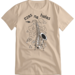 Saksofon tenorowy czas na hałas ekri mono męska