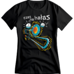 Koszulka z puzonem, to koszulka muzyczna, kolorowy tshirt damski