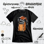 Zabawna koszulka na dzień dobry z Grudziądza z ulicy Spichrzowej