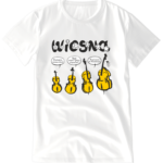 Wiosna, koszulka ze skrzypcami, altówka na koszulce, wiolonczela na koszulce, koszulka z kontrabasem. Koszula wiosenna.