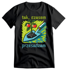 Koszulka męska dla ogrodnika, rolnika, fana zieleni, dla działkowca